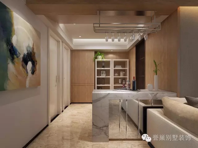 綠景公館吧臺裝修設(shè)計效果圖